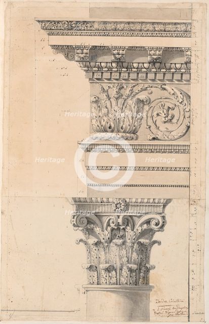 L'Ordre Corinthian, in or before 1768. Creator: Charles Louis Clérisseau.