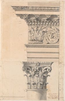 L'Ordre Corinthian, in or before 1768. Creator: Charles Louis Clérisseau