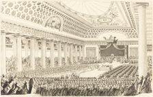L'Ouverture des Etats-Generaux a Versailles, le 5 mars 1789, probably 1794. Creator: Antoine Jean Duclos