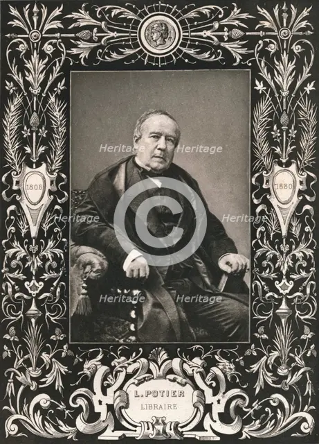 'L. Potier, Libraire', late 19th century. Creator: Dujardin.