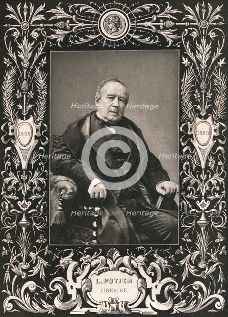 'L. Potier, Libraire', late 19th century. Creator: Dujardin.