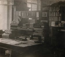 L.N. Tolstoi's study, in Iasnaia Poliana, 1908. Creator: Sergey Mikhaylovich Prokudin-Gorsky