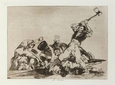 Lo mismo.; Los Desastres de la Guerra, Madrid 1863. Creator: Francisco Goya