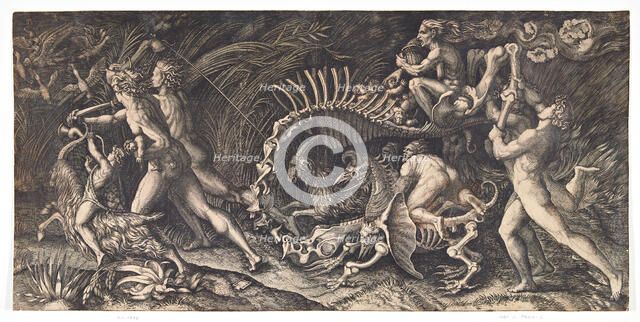 Lo Stregozzo, First Half of 16th cen.. Creator: Raimondi, Marcantonio (c. 1480-c. 1534).