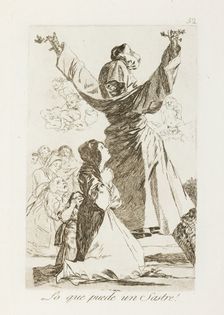 Lo que puede un Sastre!; Los Caprichos, pl.52, 1799. Creator: Francisco Goya