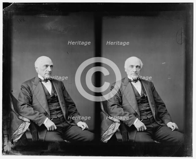 Lot M. Morrill of Maine, 1865-1880. Creator: Unknown.