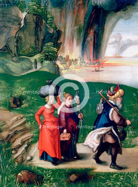 'Lot and His Daughters', 1496-1499. Artist: Albrecht Dürer