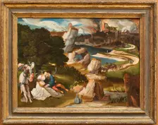 Lot and His Daughters, 1523. Creator: Jan de Cock