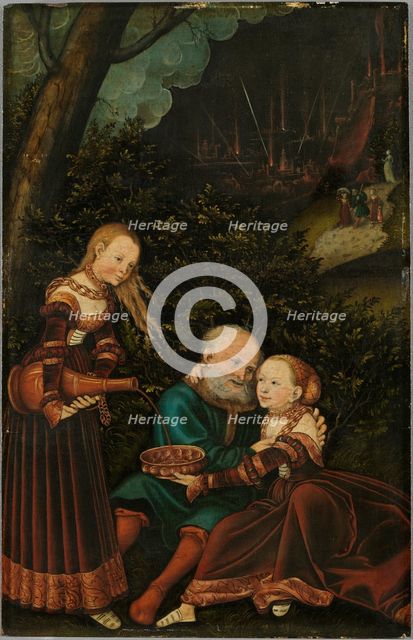 Lot and his Daughters, 1529.