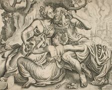 Lot and His Daughters, 1555. Creator: Balthazar van den Bos