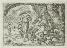 Lot and His Daughters, 1569. Creator: Etienne Delaune