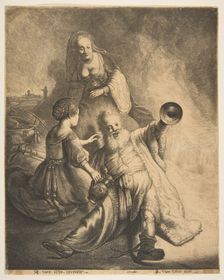 Lot and his Daughters, 1620-40. Creator: Jan Georg van Vliet