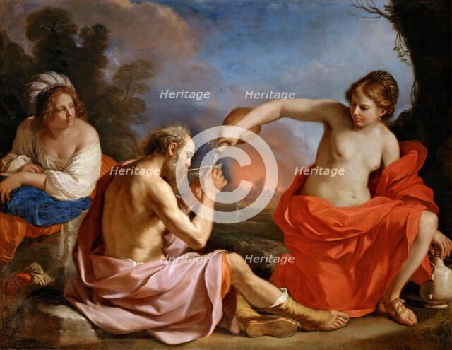 Lot and his Daughters, 1651.