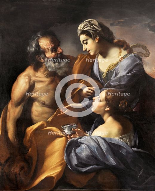 Lot and his Daughters, 1685.