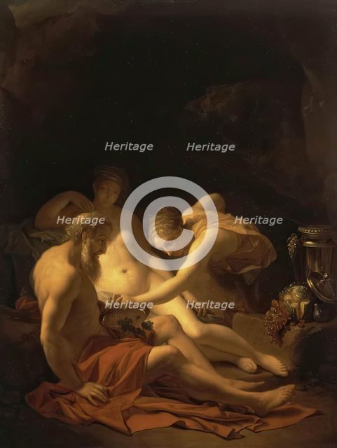 Lot and his Daughters, 1711. Creator: Adriaen van der Werff.