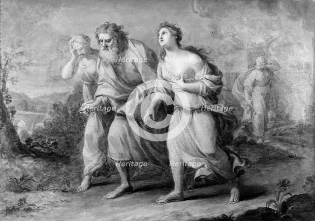 Lot and his Daughters, 1743-1779. Creator: Anton Raphael Mengs.
