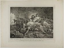 Lot and His Daughters, 1748. Creator: Joseph-Marie Vien the Elder