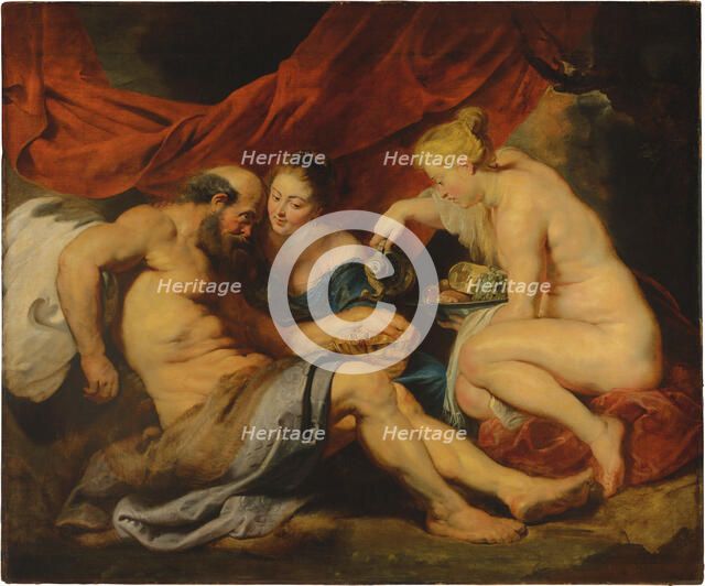 Lot and his Daughters, .