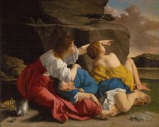 Lot and His Daughters, about 1622. Creator: Orazio Gentileschi