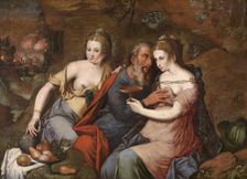 Lot and his Daughters, Between 1530 and 1560. Creator: Master of the Prodigal Son