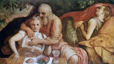 Lot and his Daughters c1550. Artist: Frans Floris