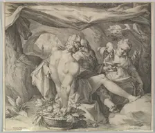 Lot and His Daughters, ca. 1630. Creator: Jan Muller