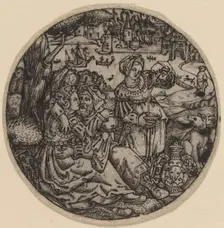 Lot and His Daughters. Creator: Master S
