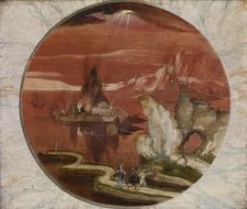 Lot and his Family Flee Sodom and Gomorrah. Creator: Joachim Patinir