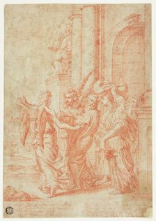 Lot and His Family Led Out of Sodom, n.d. Creator: Unknown