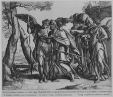 Lot's Flight from Sodom, 1582., 1582. Creator: Hendrik Goltzius