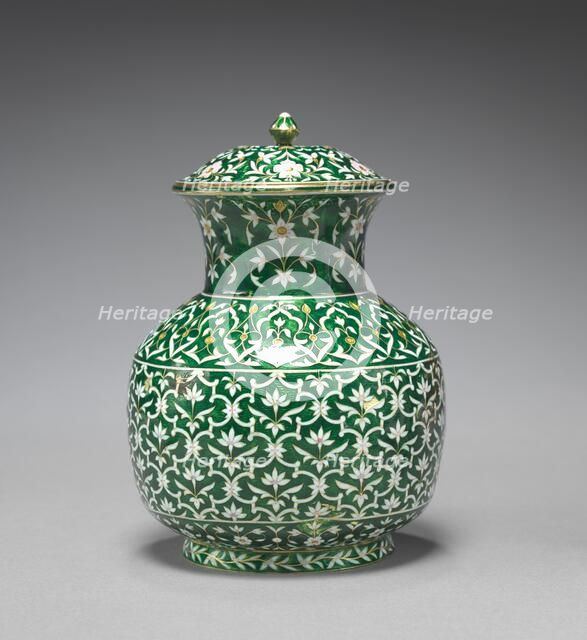 Lota: Covered Jar on Narrow Foot, c. 1700. Creator: Unknown.
