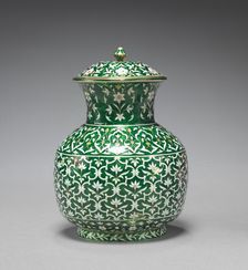 Lota: Covered Jar on Narrow Foot, c. 1700. Creator: Unknown