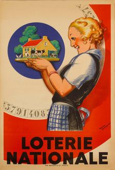 Loterie nationale, 1934. Creator: Vincent, René (1879-1936)