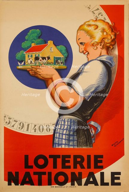 Loterie nationale, 1934. Creator: Vincent, René (1879-1936).