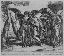 Lot's Flight from Sodom, 1582., 1582. Creator: Hendrik Goltzius