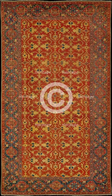 Lotto Carpet, Turkey, ca. 1600. Creator: Unknown.