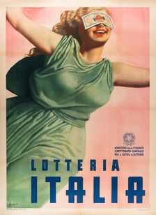 Lotteria Italia, 1948. Creator: Boccasile, Gino (1901-1952)