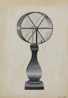 Lottery Wheel, c. 1936. Creator: Martin Lamont