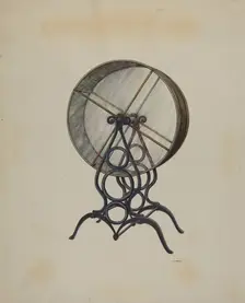 Lottery Wheel, c. 1938. Creator: Al Curry