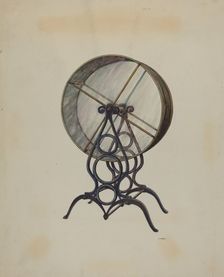 Lottery Wheel, c. 1938. Creator: Al Curry