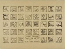 Lottery Game, 1880–1913. Creator: José Guadalupe Posada