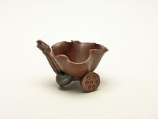 Lotus Cup, Qing dynasty (1644-1911), mid 17th/18th century. Creator: Chen Mingyuan