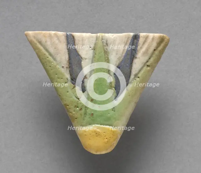 Lotus Blossom Necklace Terminal, c. 1391-1337 BC. Creator: Unknown.