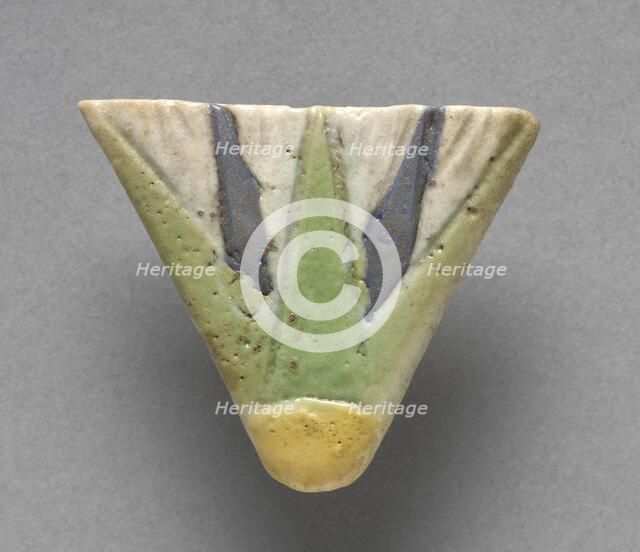 Lotus Blossom Necklace Terminal, c. 1391-1337 BC. Creator: Unknown.