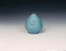 Lotus bud-shaped water pot, Yuan/Ming dynasty, China, 14th-15th century or earlier. Creator: Unknown