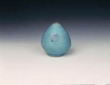 Lotus bud-shaped water pot, Yuan/Ming dynasty, China, 14th-15th century or earlier. Creator: Unknown