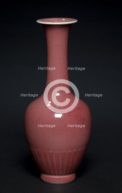 Lotus Petal Vase, 1662-1722. Creator: Unknown.