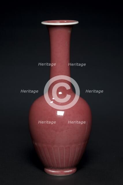 Lotus Petal Vase, 1662-1722. Creator: Unknown.