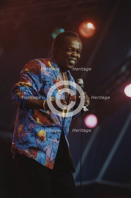 Lou Rawls, North Sea Jazz Festival, Netherlands, 1992. Creator: Brian Foskett.
