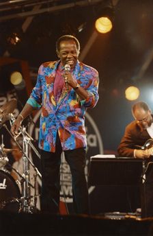 Lou Rawls, North Sea Jazz Festival, The Hague, Netherlands, 1992. Creator: Brian Foskett